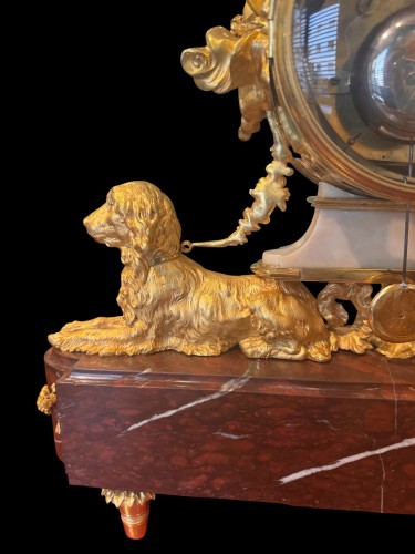 Antiquités - French Louis XVI Clock “Aux épagneuls”