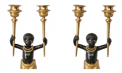 Luminaires Bougeoirs et Chandeliers - Candélabres “Au Nègre”