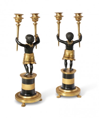 Candélabres “Au Nègre” - Directoire