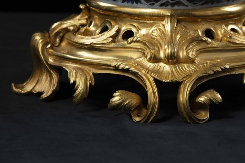 Base en porcelaine et bronze, Fin du XVIIIe siècle - Galerie Francesco De Rosa