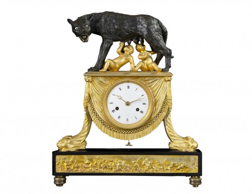 Pendule "Romulus et Remus"