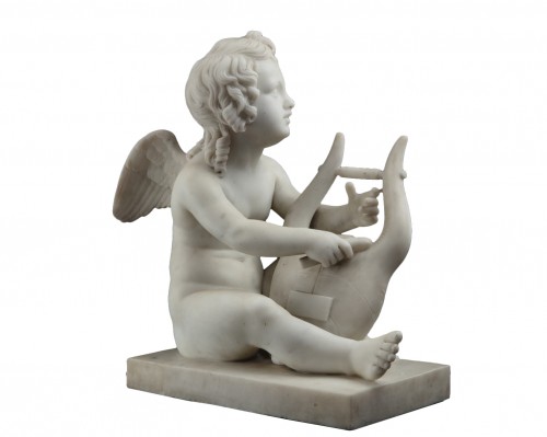 Cupidon joueur de lyre, Fin 18e début 19e siècle