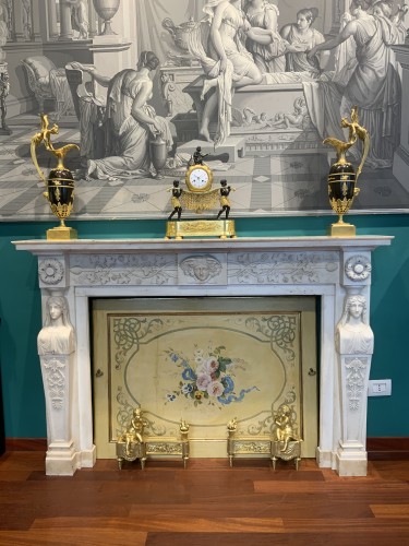 Architectural & Garden  - Neoclassical Italia Fireplace