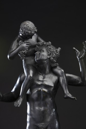  - Satyre et Dionysos Enfant, Italie 1er moitié du XIXe siècle