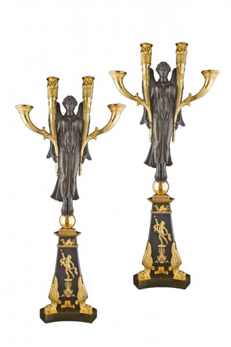 Pair of large candelabra 