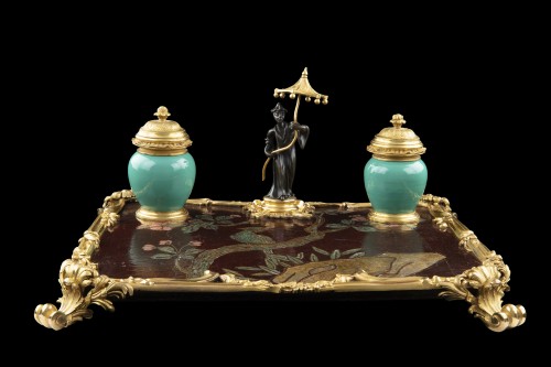 Louis XV Inkwell - Decorative Objects Style Louis XV