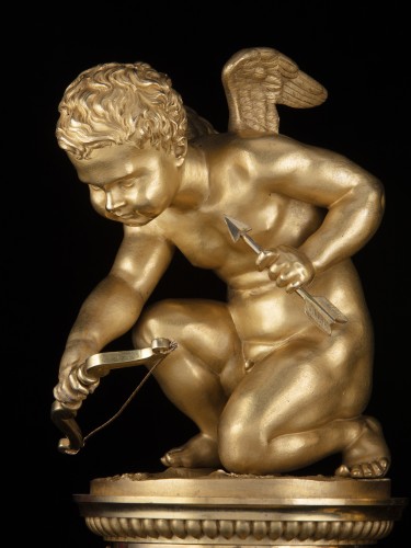 Antiquités - Pair of bronze Putti 