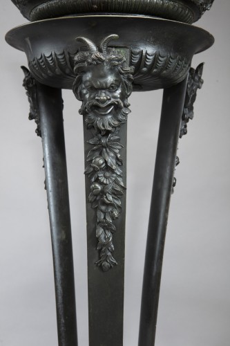 Gardener in patinated bronze - Decorative Objects Style 