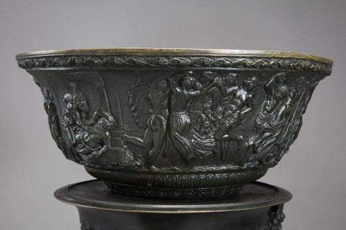 Decorative Objects  - Gardener in patinated bronze
