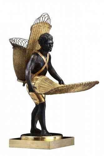 Bronze Sculpture “Au Negre”  - France Empire period