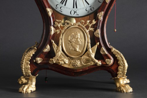Horology  - Large clock signed A.VILLACROCE ROMA