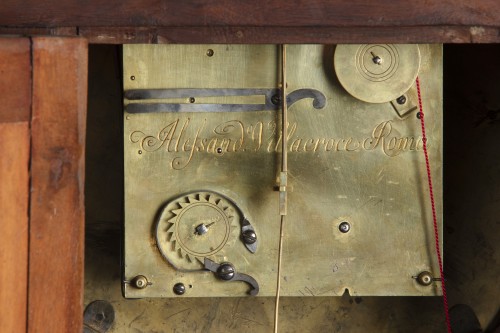 Louis XV - Large clock signed A.VILLACROCE ROMA