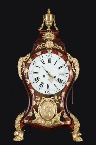 Antiquités - Large clock signed A.VILLACROCE ROMA