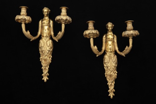 18th century - Pair appliques Louis XVI