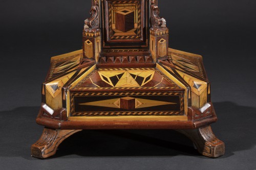 Table guéridon, Italie 19e siècle - Mobilier Style Napoléon III