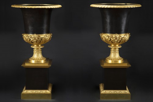 Grande paire de vases par P.P. THOMIRE - Objet de décoration Style Empire