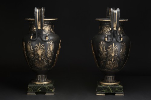 A lPair of Late 19th century bronze  vases - Napoléon III