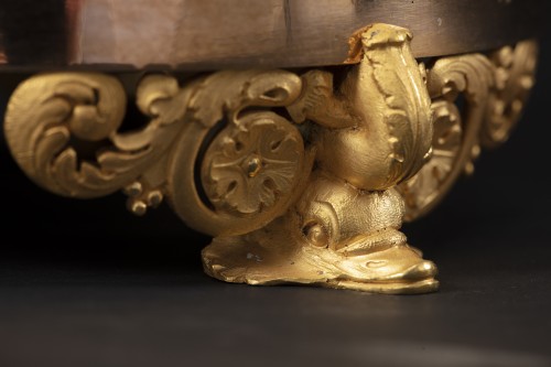 XIXe siècle - Centre de table en bronze doré