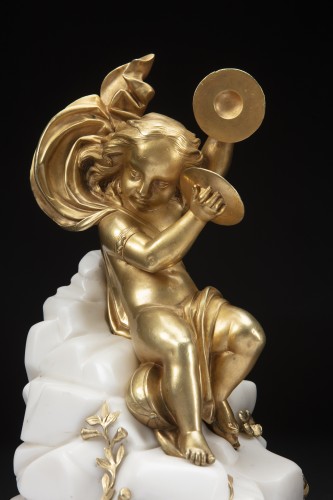 Paire d'angelots en bronze - Galerie Francesco De Rosa