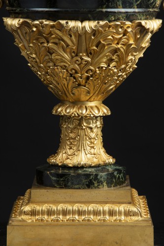 Grand vase en marbre et bronze - Galerie Francesco De Rosa