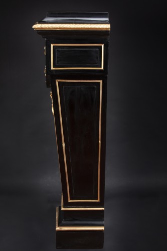 Colonne en bois noir fin 19e - Objet de décoration Style Napoléon III