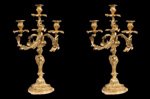 Pair candelabra LXV style - 