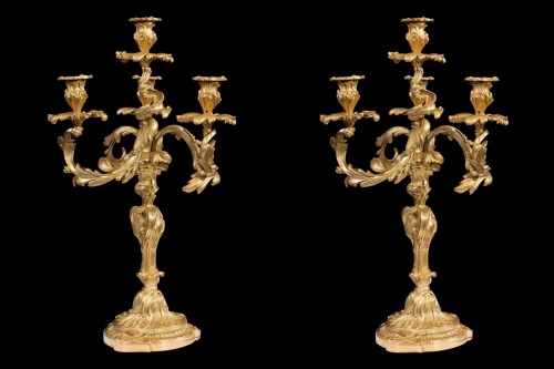 Pair candelabra LXV style - 