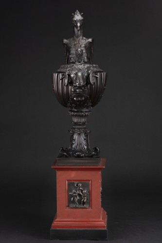 Lampe à huile attribuée à Benedetto Boschetti (Rome 1820-1880 ?) - Galerie Francesco De Rosa