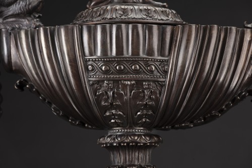  - Lampe à huile attribuée à Benedetto Boschetti (Rome 1820-1880 ?)