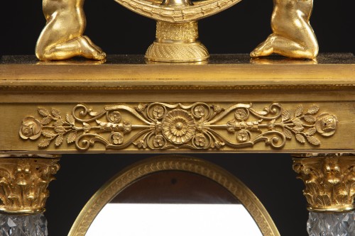 Objet de décoration Cassolettes, coupe et vase - Psyché en bronze et cristal