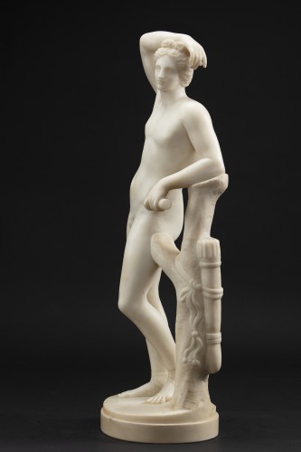 Apollon - Marbre de Carrare début du 19e siècle - Sculpture Style 