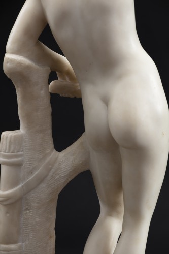 Antiquités - Apollo - Carrara marble Early 19th century