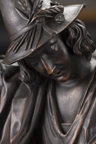 Paire de figures en bronze, l'une signée Feuchère - Galerie Francesco De Rosa
