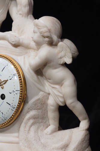 Louis XVI clock signed Charles BERTRAND - Horology Style Louis XVI