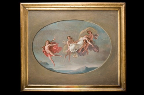 Allegory to the Dawn. attributed to Federico Maldarelli (1826-1893) - Paintings & Drawings Style 