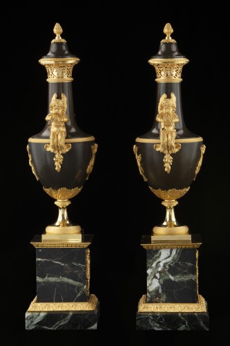Decorative Objects  - C. GALLE bronze vases