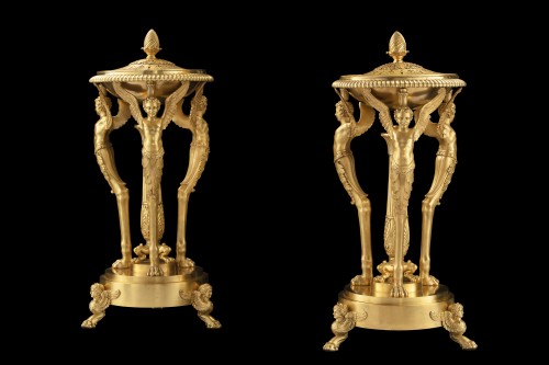 Very rare burners perfume Empire - Decorative Objects Style Empire