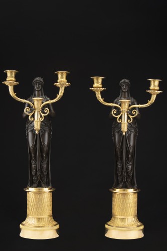 Empire - Empire bronze Candelabra attributed to P. P. Thomire