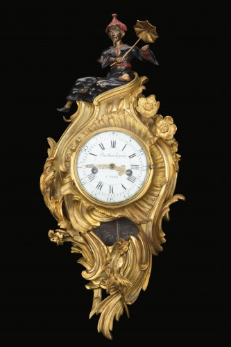 Horlogerie Cartel - Cartel Louis XV par Barbier Lejune