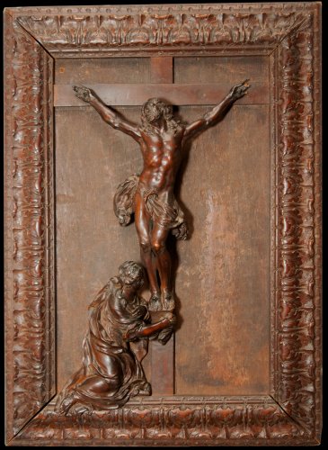 Le Christ et Marie-Madeleine, groupe attribué à César Bagard (1620-1709)