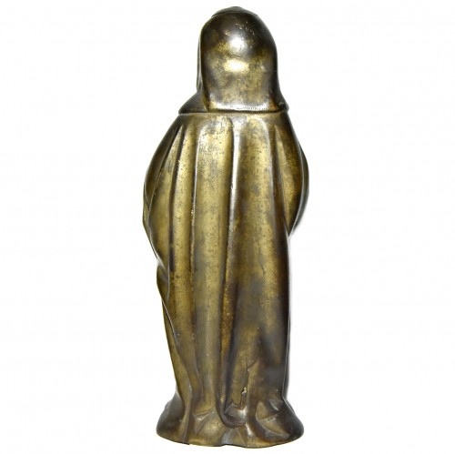 Figure of a saint in bronze, late 15th century southern Netherlands - 