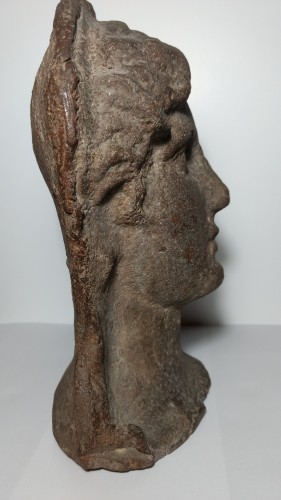 Etruscan Votive Head - 3rd-2nd Century Bc - Ancient Art Style 