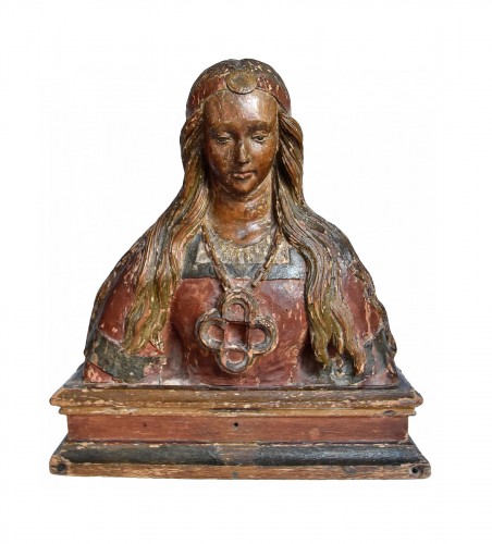 Renaissance reliquary bust, Picardy or Champagne