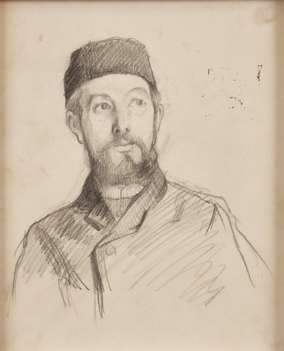 CORINTH, Lovis (1858 - 1925) - Bearded man with fez
