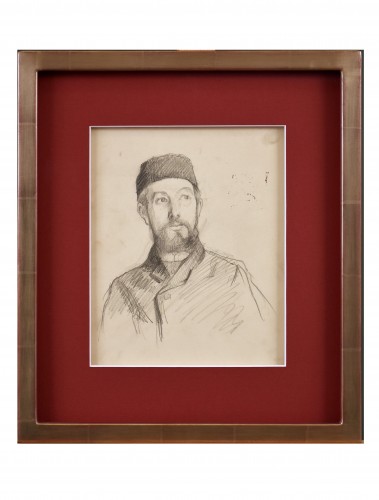 CORINTH, Lovis (1858 - 1925) - Homme barbu avec fez - Tableaux et dessins Style 