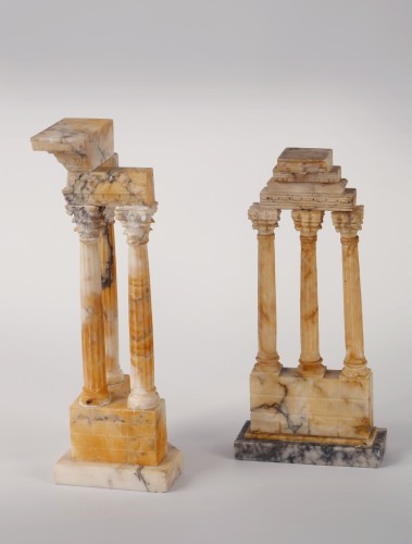 Maquette des ruines du temple de Castor et Pollux - Sculpture Style 