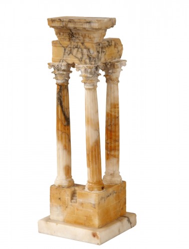 Maquette des ruines du temple Vespasien