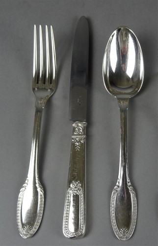E.Puiforcat et Tétard à Paris - Ménagère en argent de 144 pièces - Galerie Lassus
