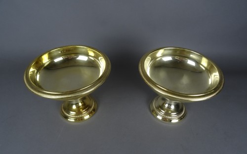 Tétard à Paris - Pair of silver gilt bowls - 