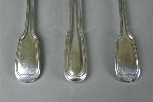 Antiquités - Christofle à Paris - Ménagère en argent de 75 pièces